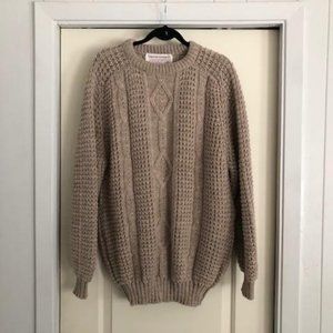 Slieve League Irish Men's Fishermans Sweater Sz 46